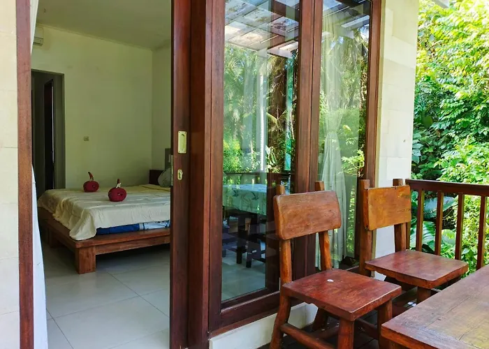 ロッジ Malathi View House With Shared Pool ウブド