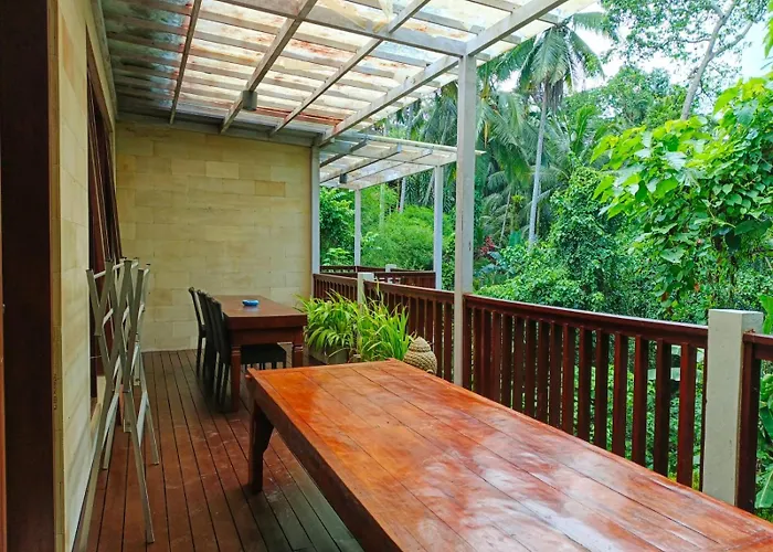 ロッジ Malathi View House With Shared Pool ウブド